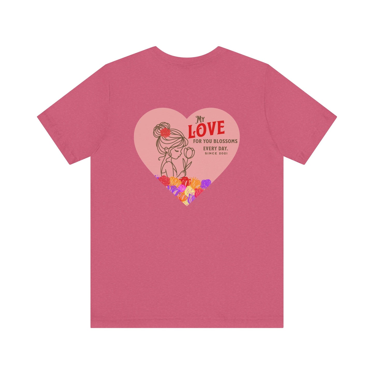 Love In Full Bloom Double-Sided Tee