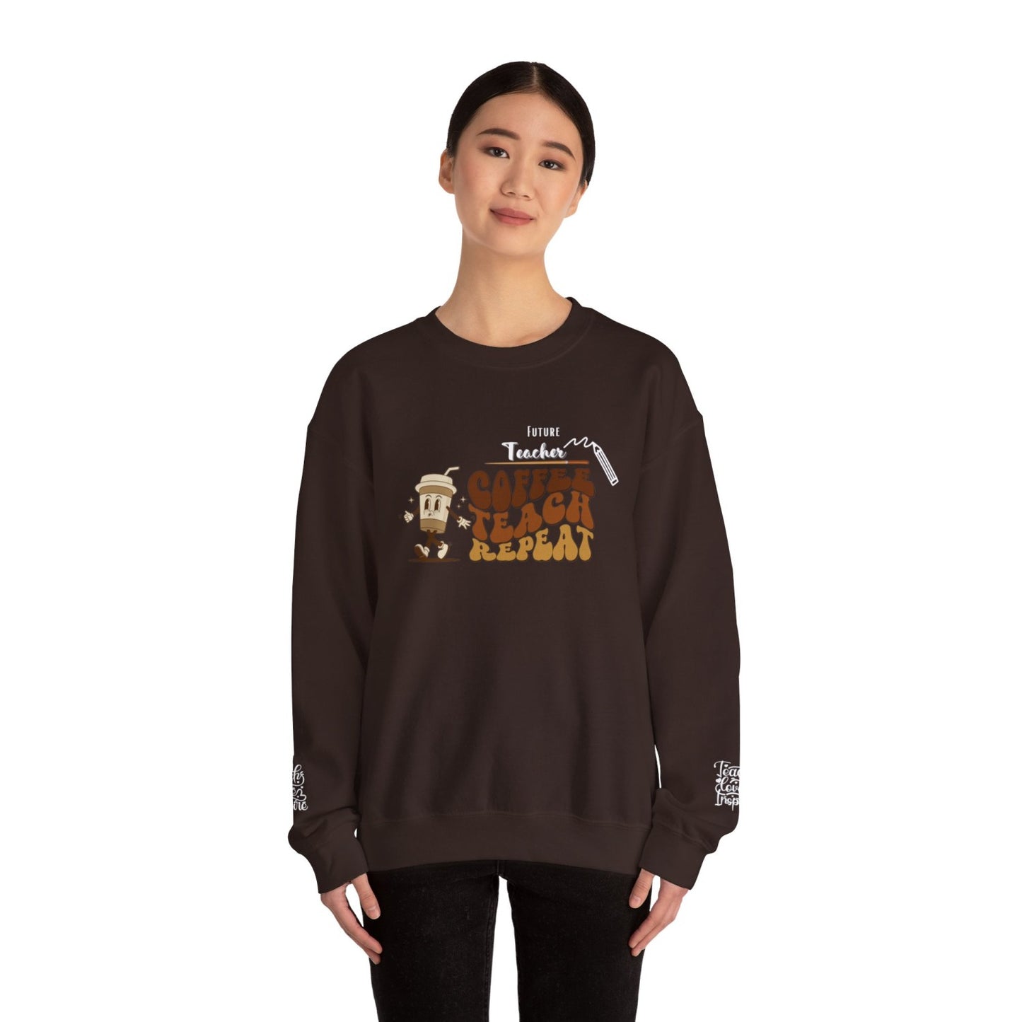 Comfy Future Teacher Crewneck Sweatshirt