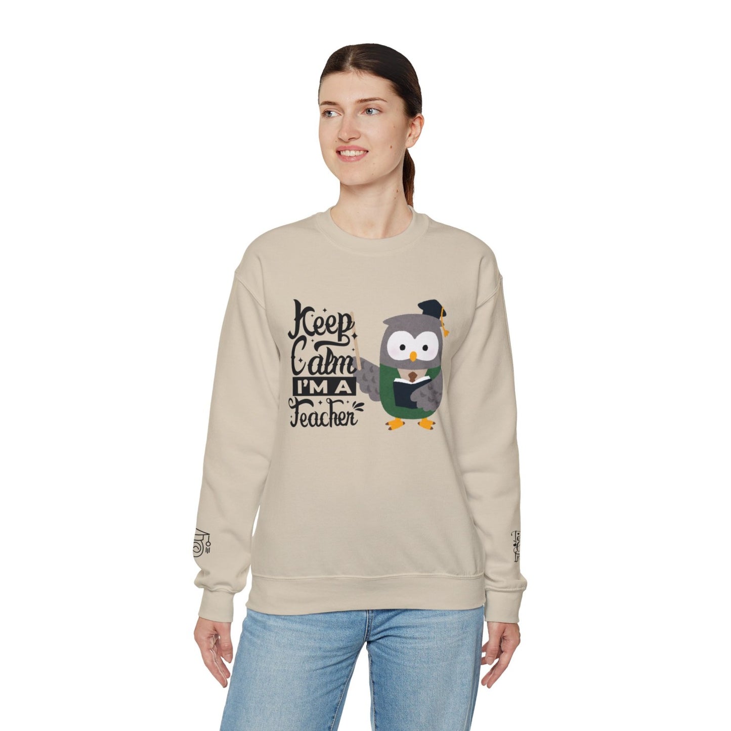 Comfy Teacher Crewneck Sweatshirt