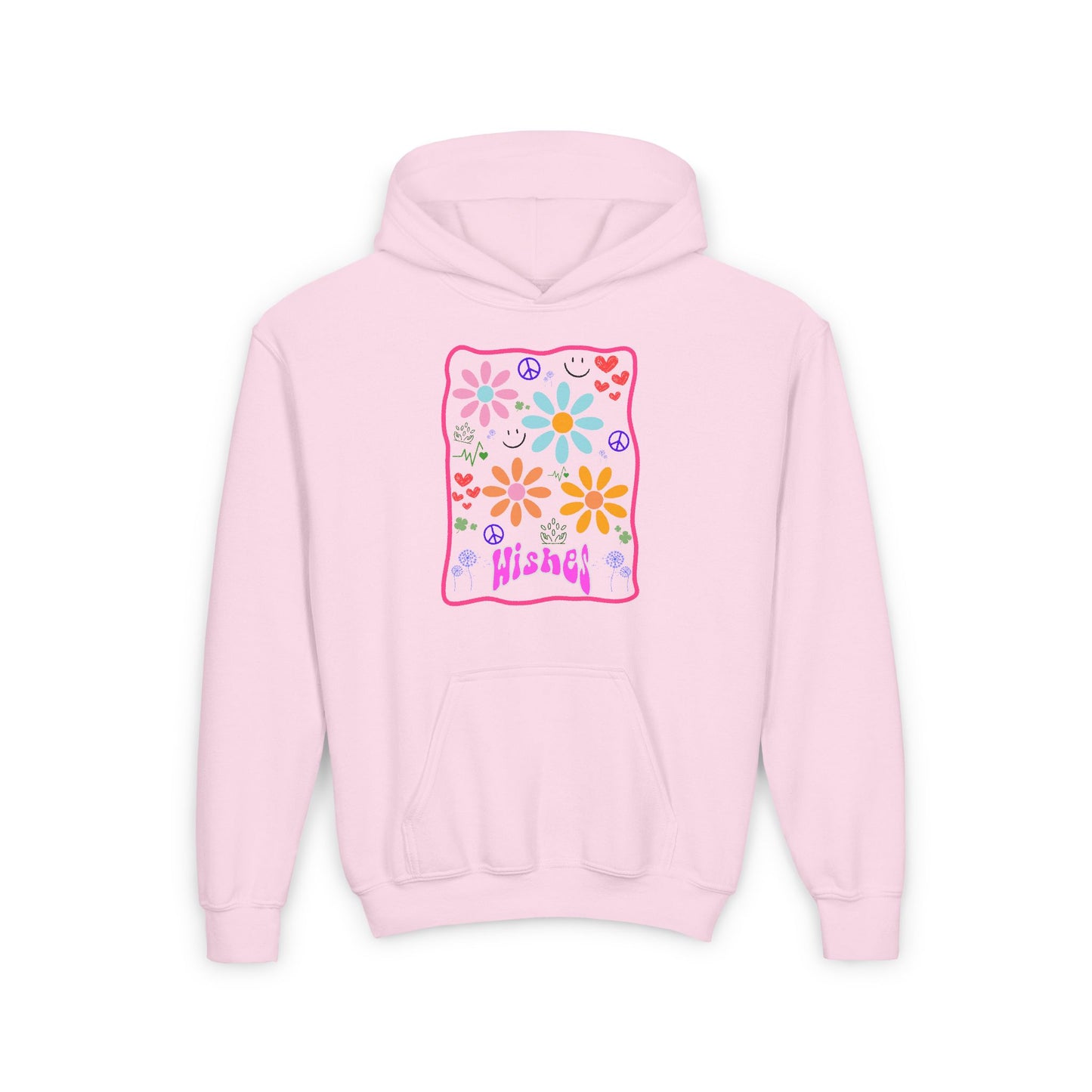 Wishes Youth Heavy Blend Hooded Sweatshirt