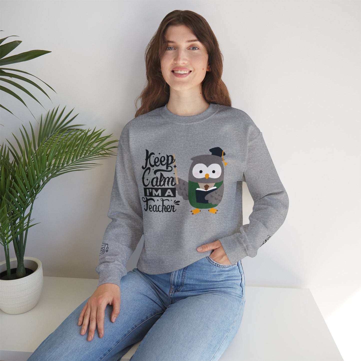 Comfy Teacher Crewneck Sweatshirt