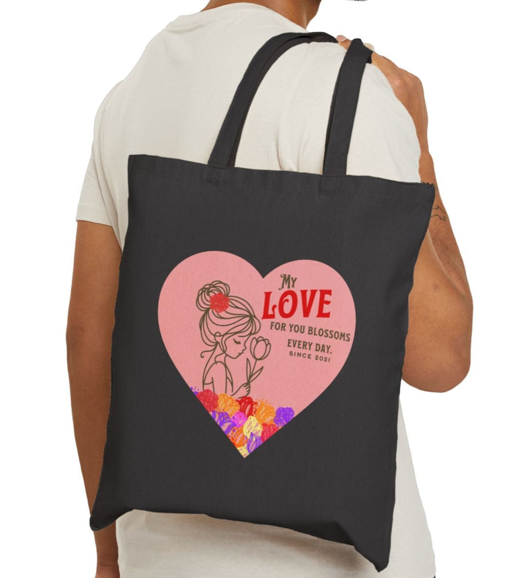 Blossoming Love Tote Bag