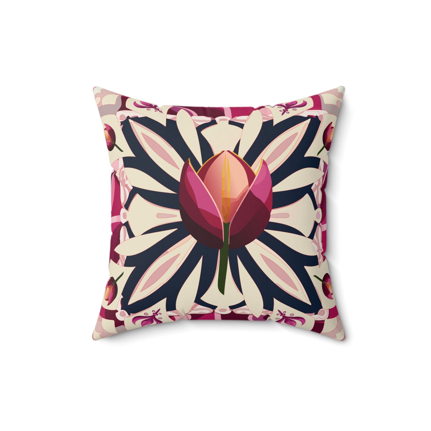 Faux Suede Square Pillow