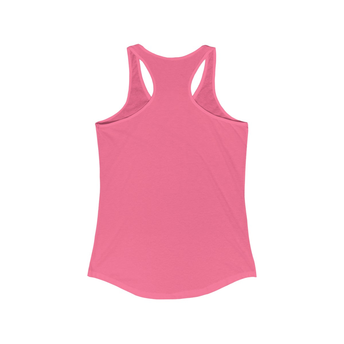 Summer Vibes Ideal Racerback Tank in Hot Pink