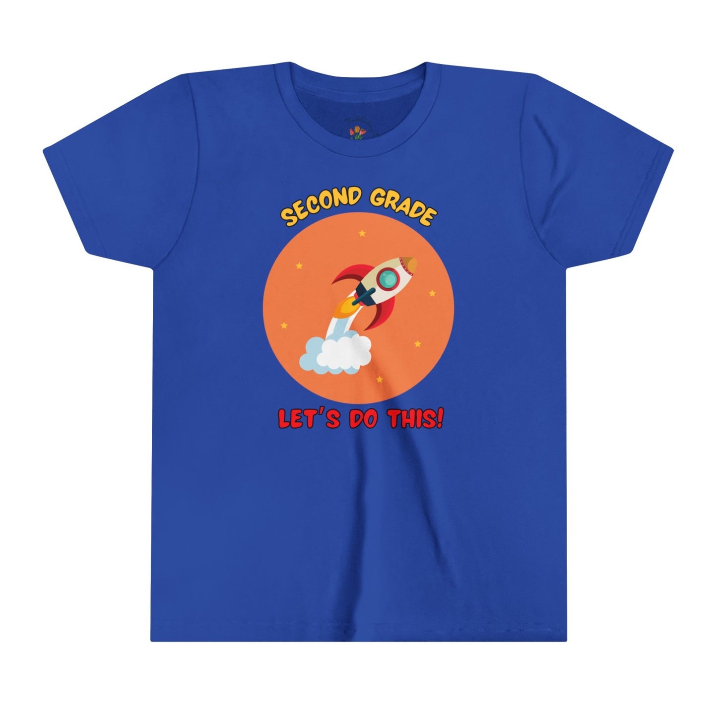 Second Grade Back to School Tee with Motivational Phrase