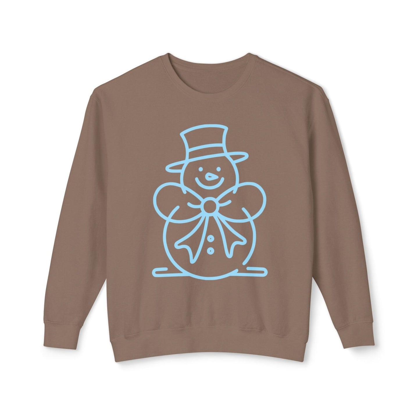 Cozy Sweatshirt with Coquette Inspired Snowman