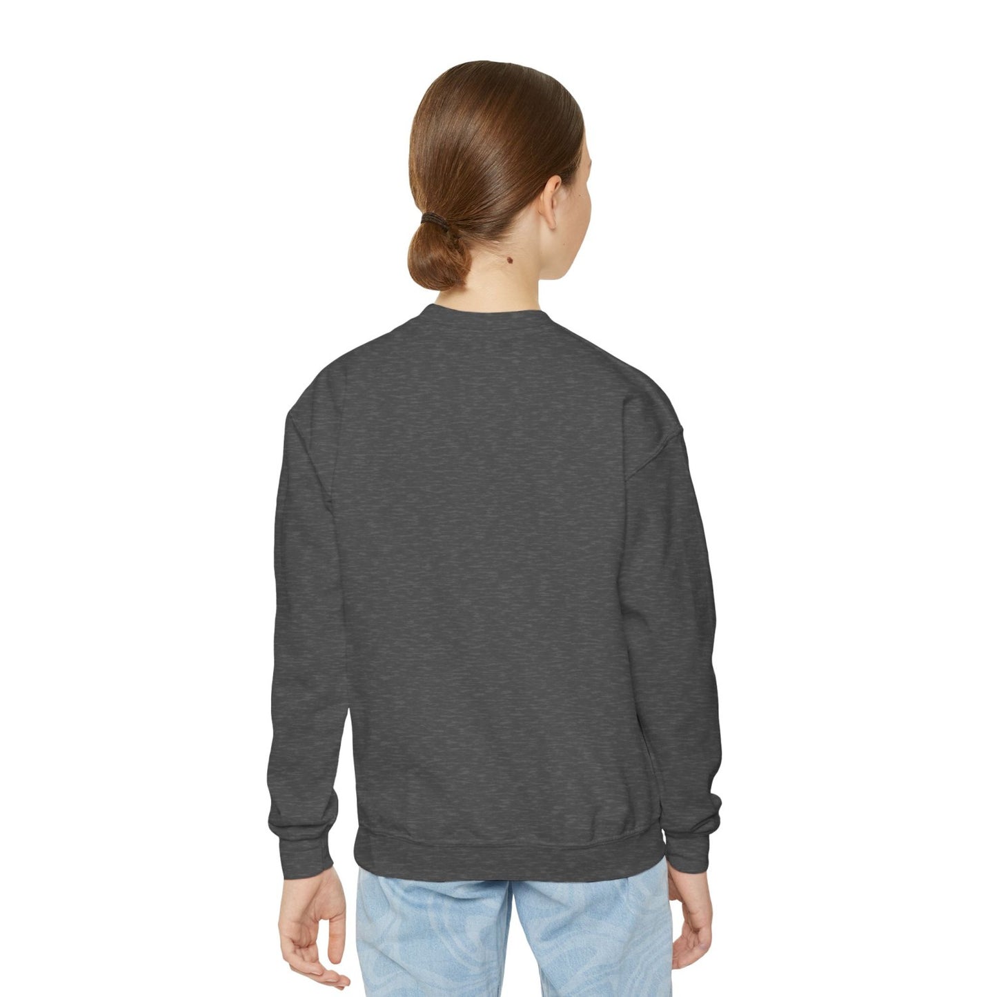 Cozy Youth Crewneck Sweatshirt Featuring Skater Hammies
