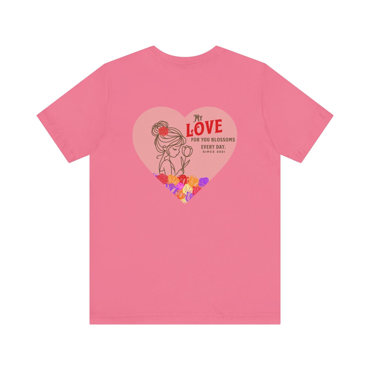 Love In Full Bloom Double-Sided Tee