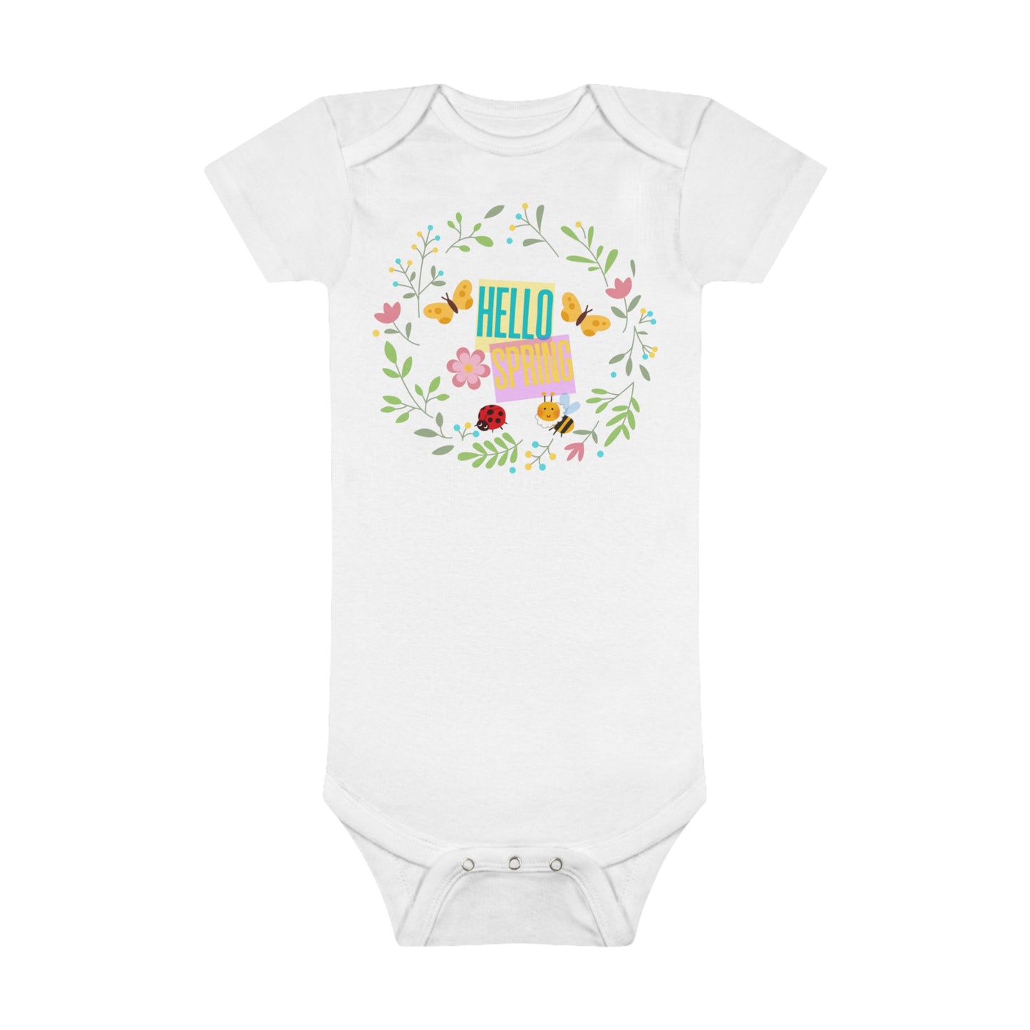 Spring Inspired Onesie® Organic Baby Bodysuit