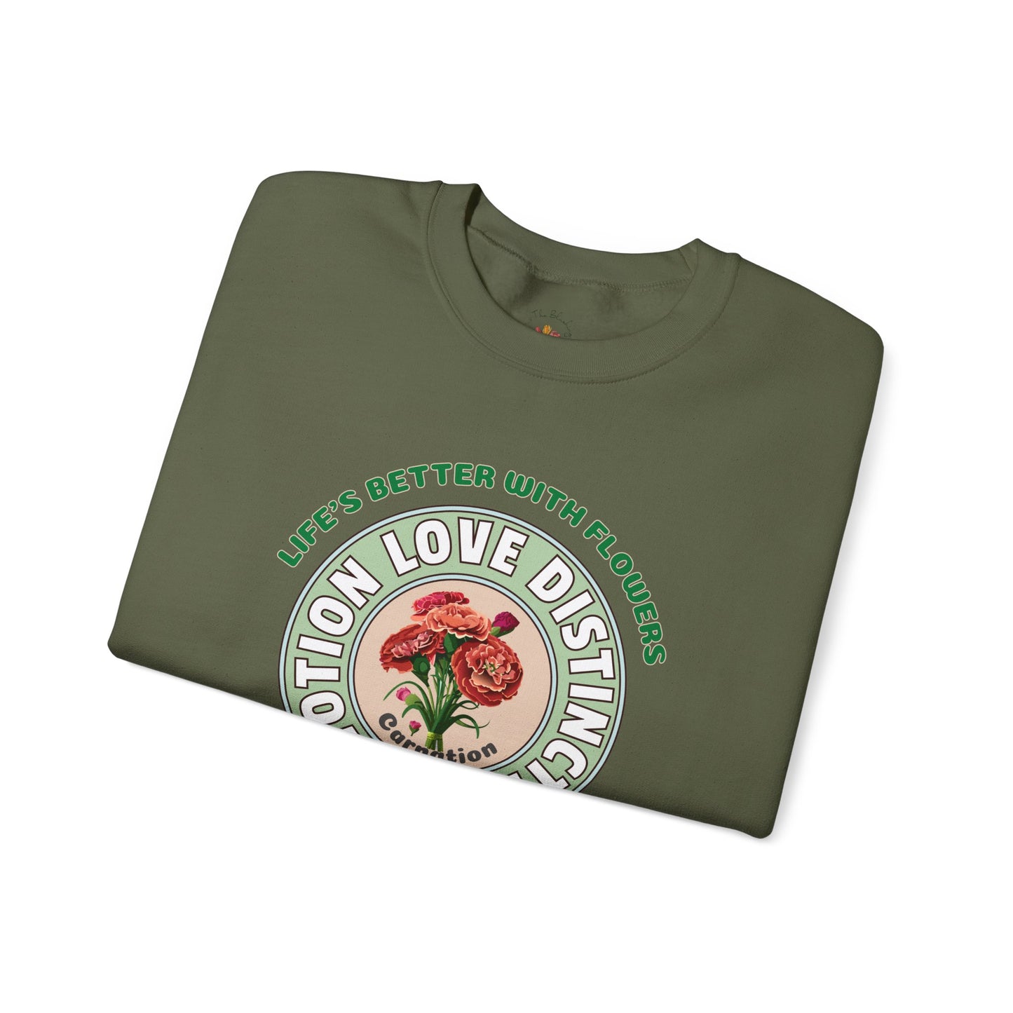 January Carnation Crew Neck Sweatshirt
