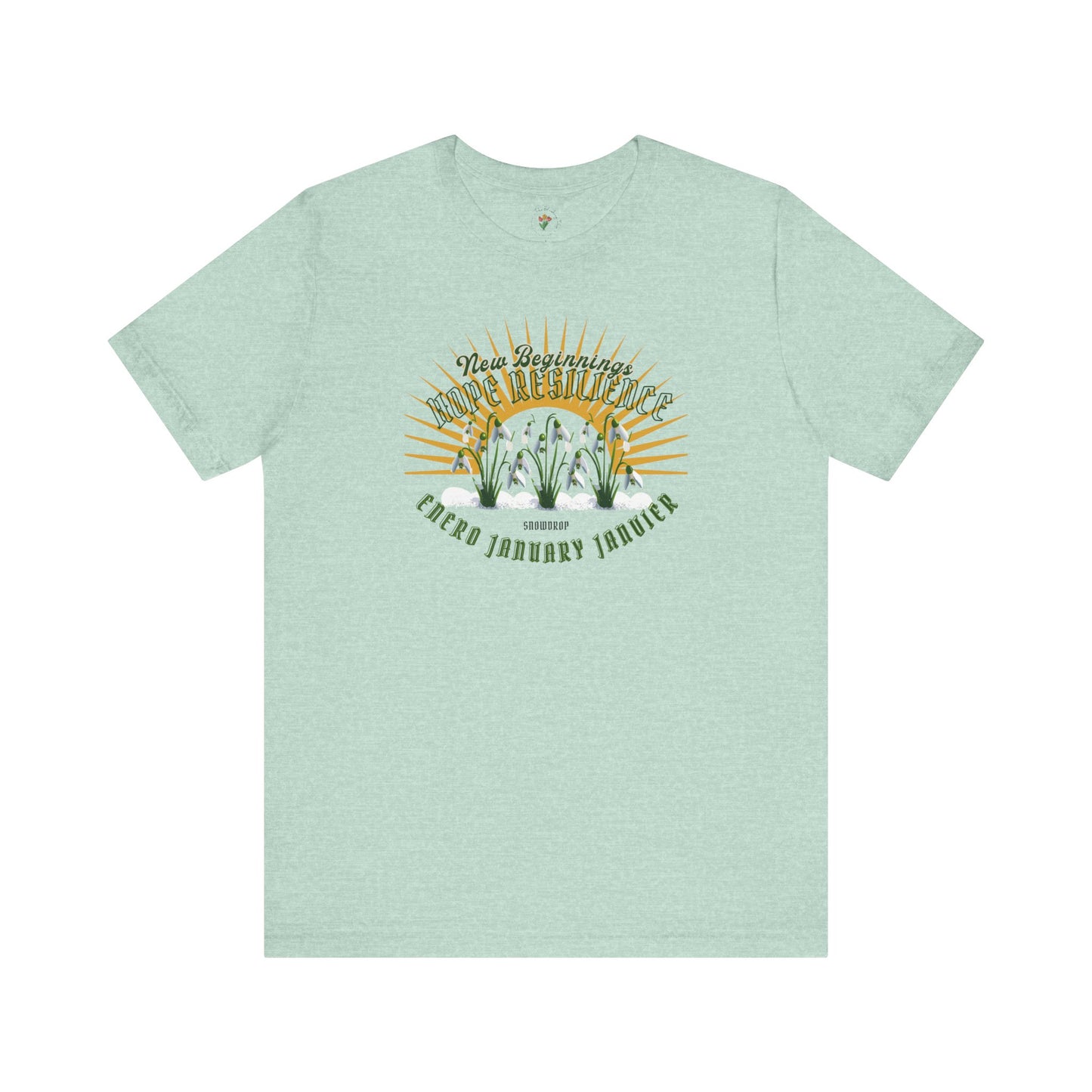 January Inspired Snowdrop Tee