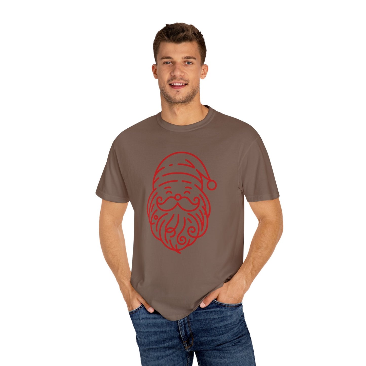 Comfy Minimalist Inspired Santa T-Shirt