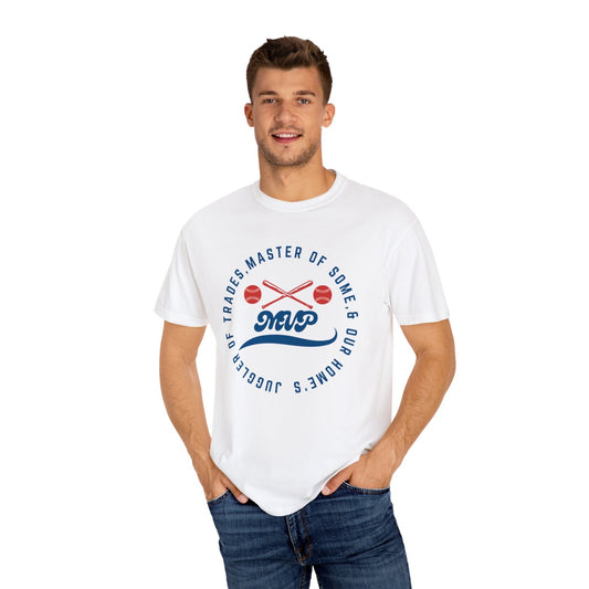 Cool Baseball Themed T-shirt for For MVP Dads