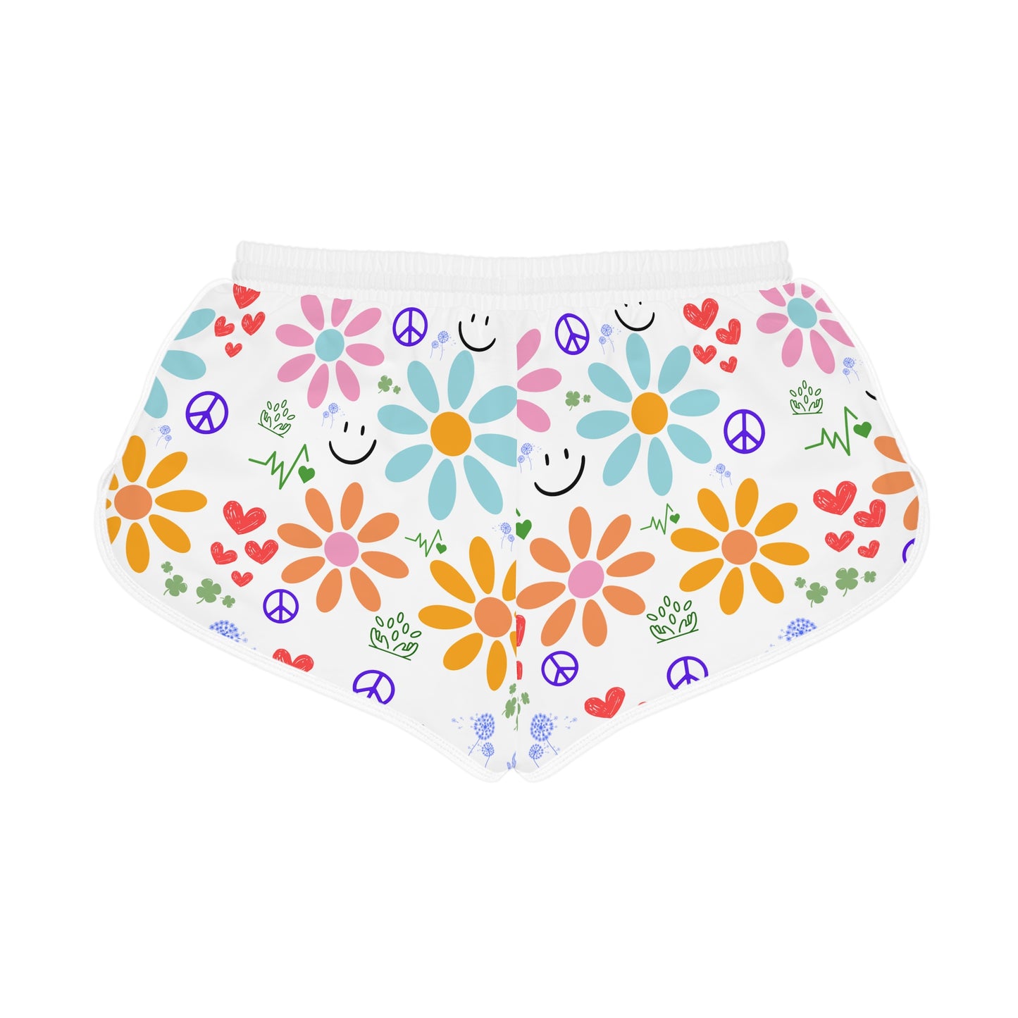 Wishes Collection Women's Relaxed Shorts (in White)