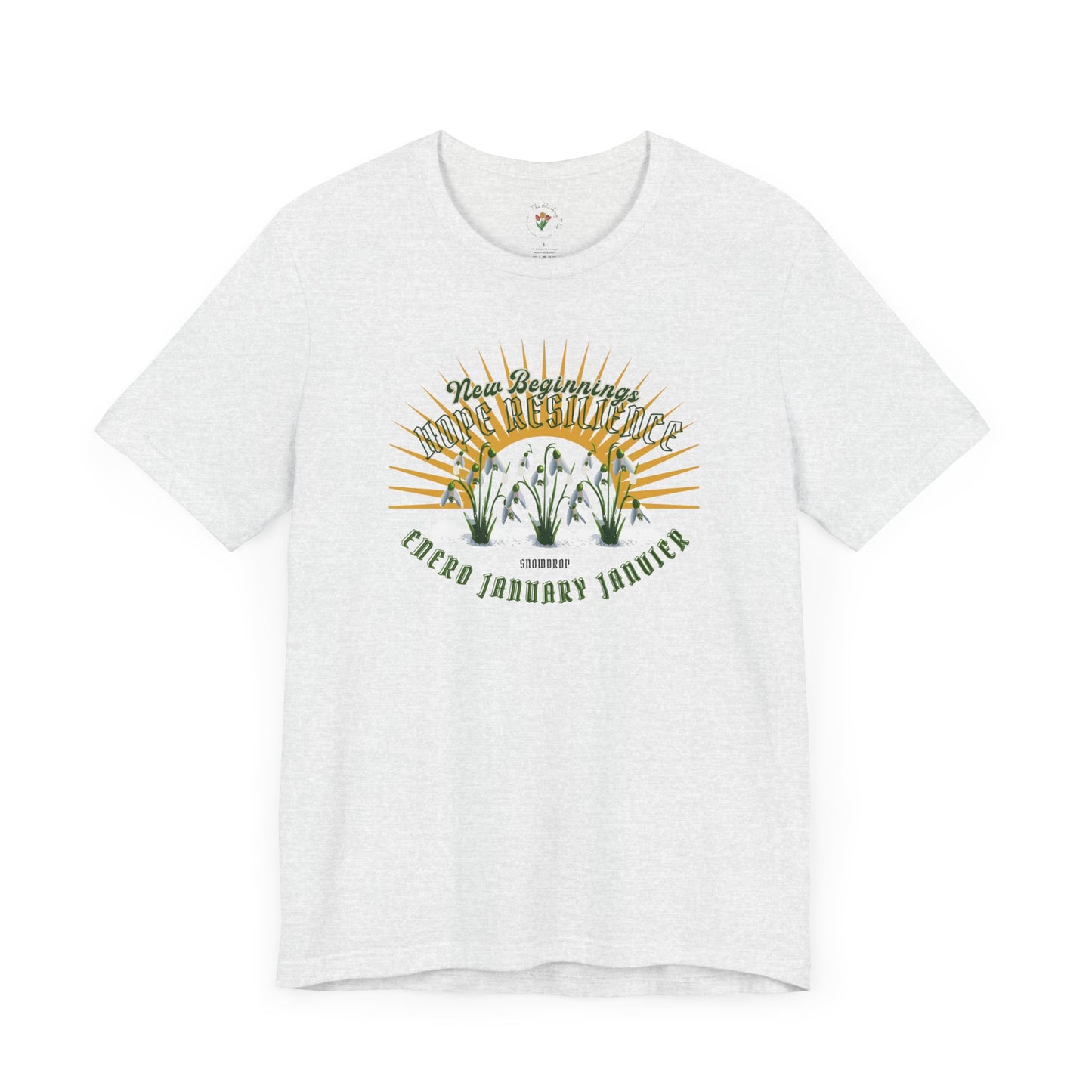 January Inspired Snowdrop Tee