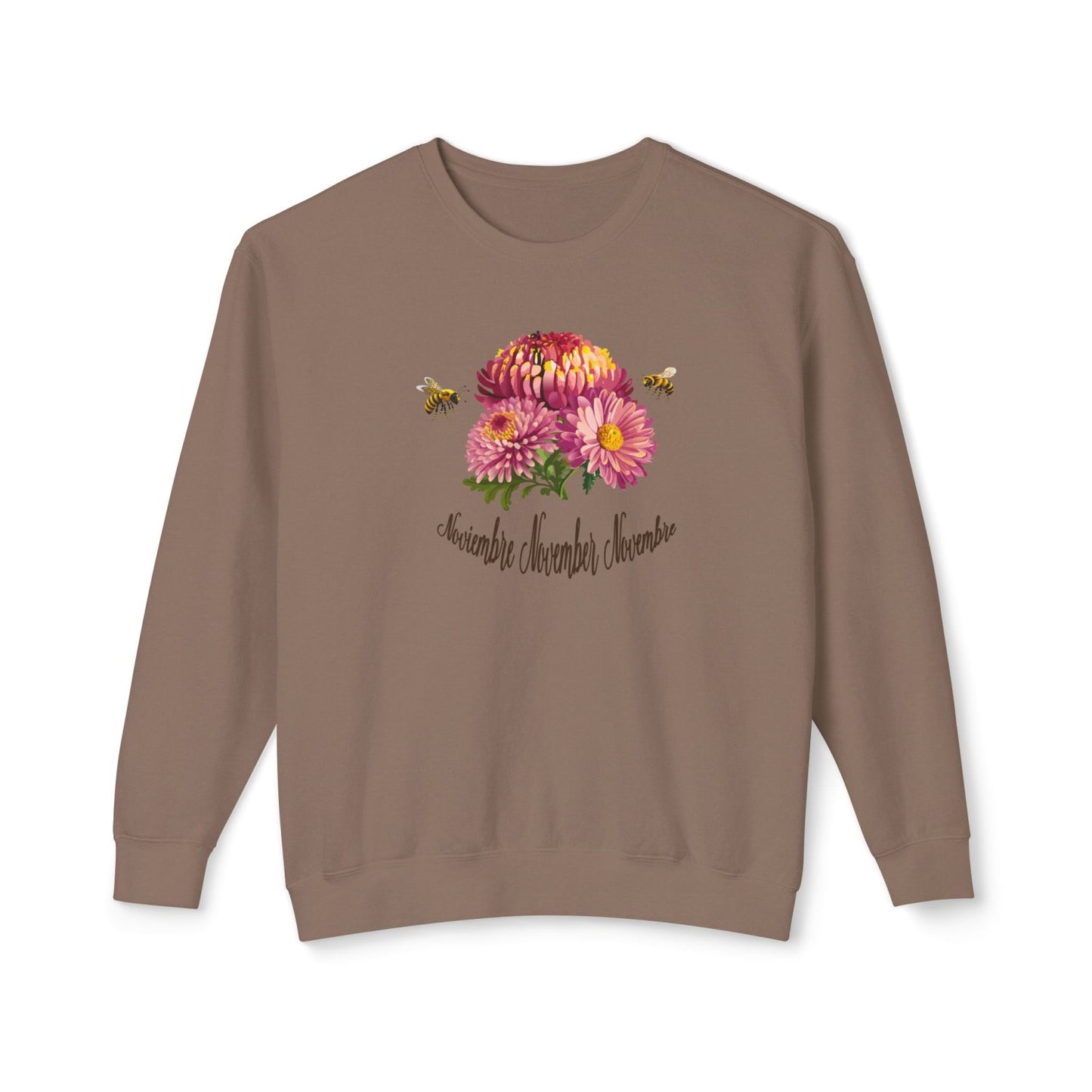 Cozy November Birth Flower Inspired Sweatshirt