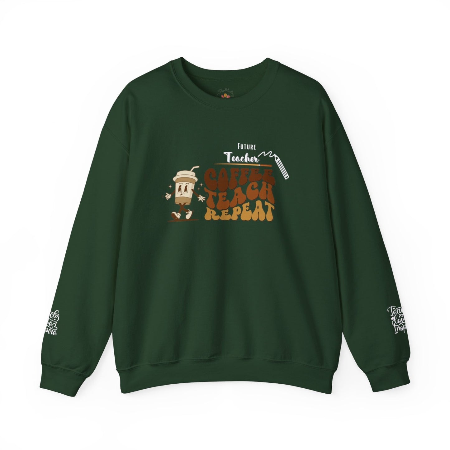 Comfy Future Teacher Crewneck Sweatshirt