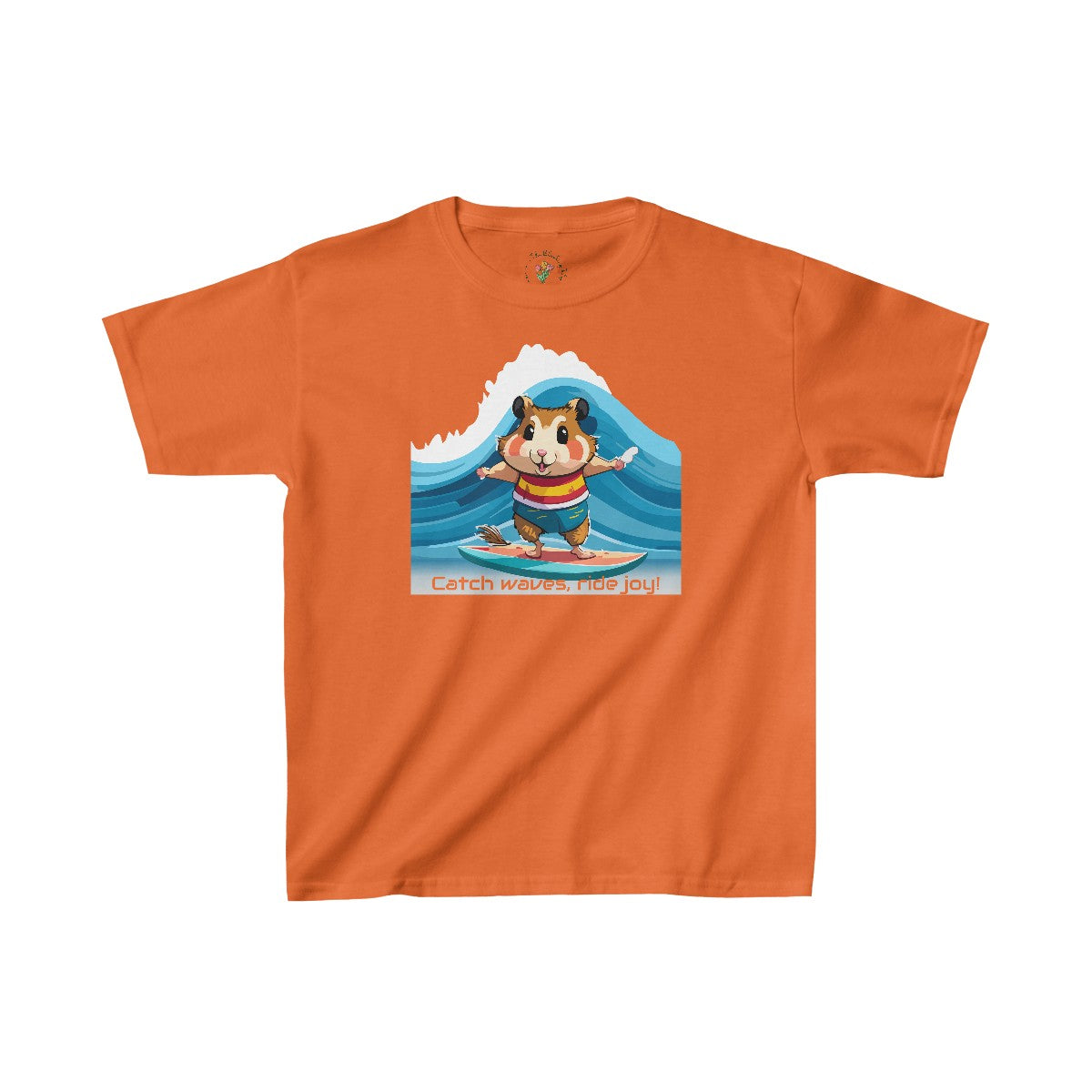 Surfer Hammy - Kids Heavy Cottonâ„¢ Tee