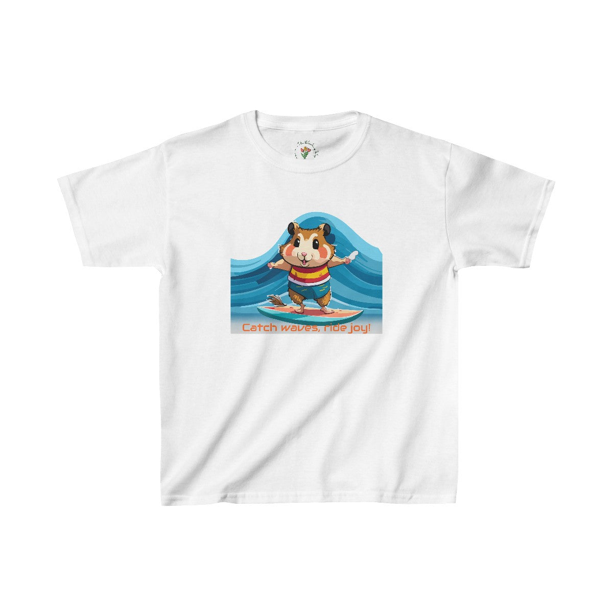 Surfer Hammy - Kids Heavy Cottonâ„¢ Tee