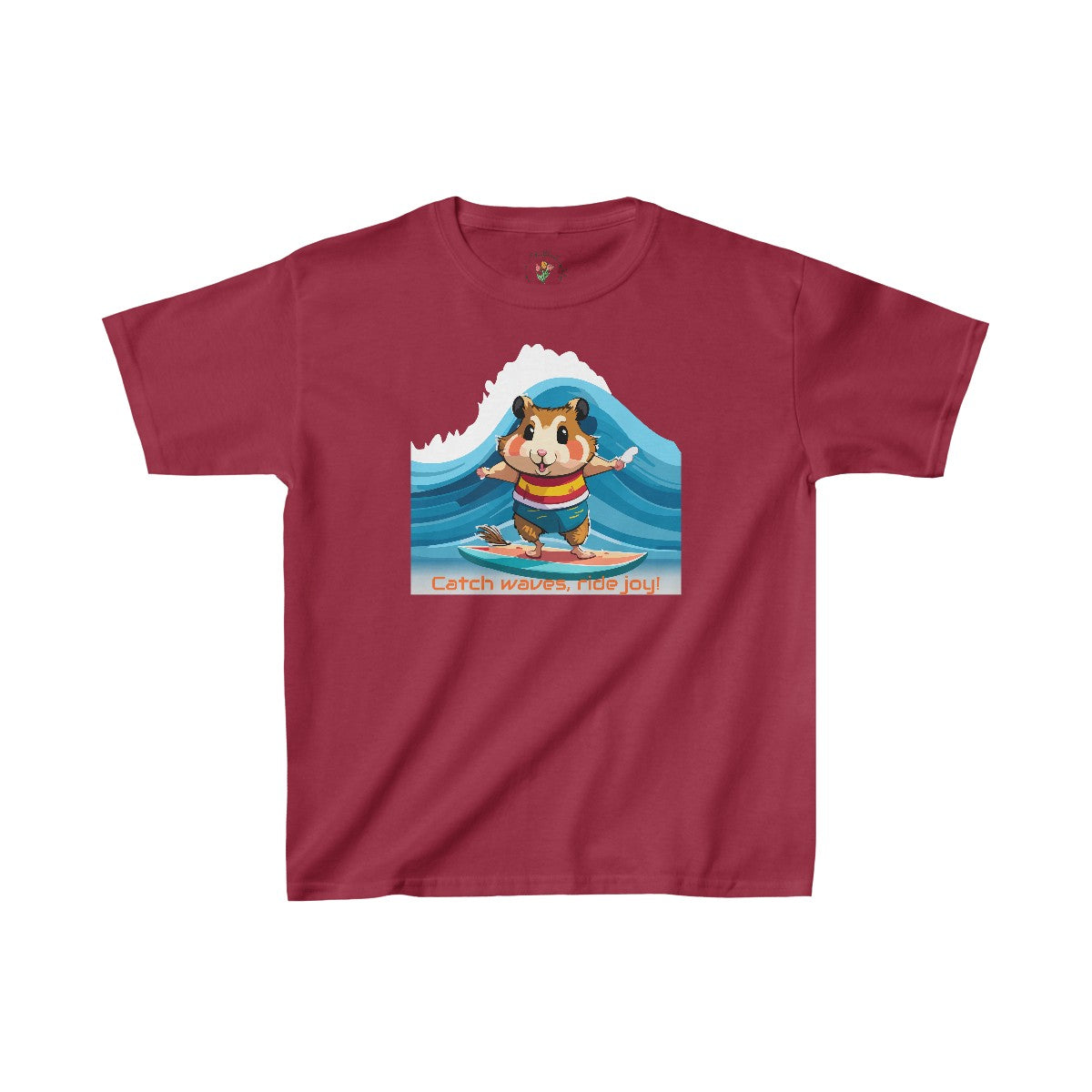 Surfer Hammy - Kids Heavy Cottonâ„¢ Tee