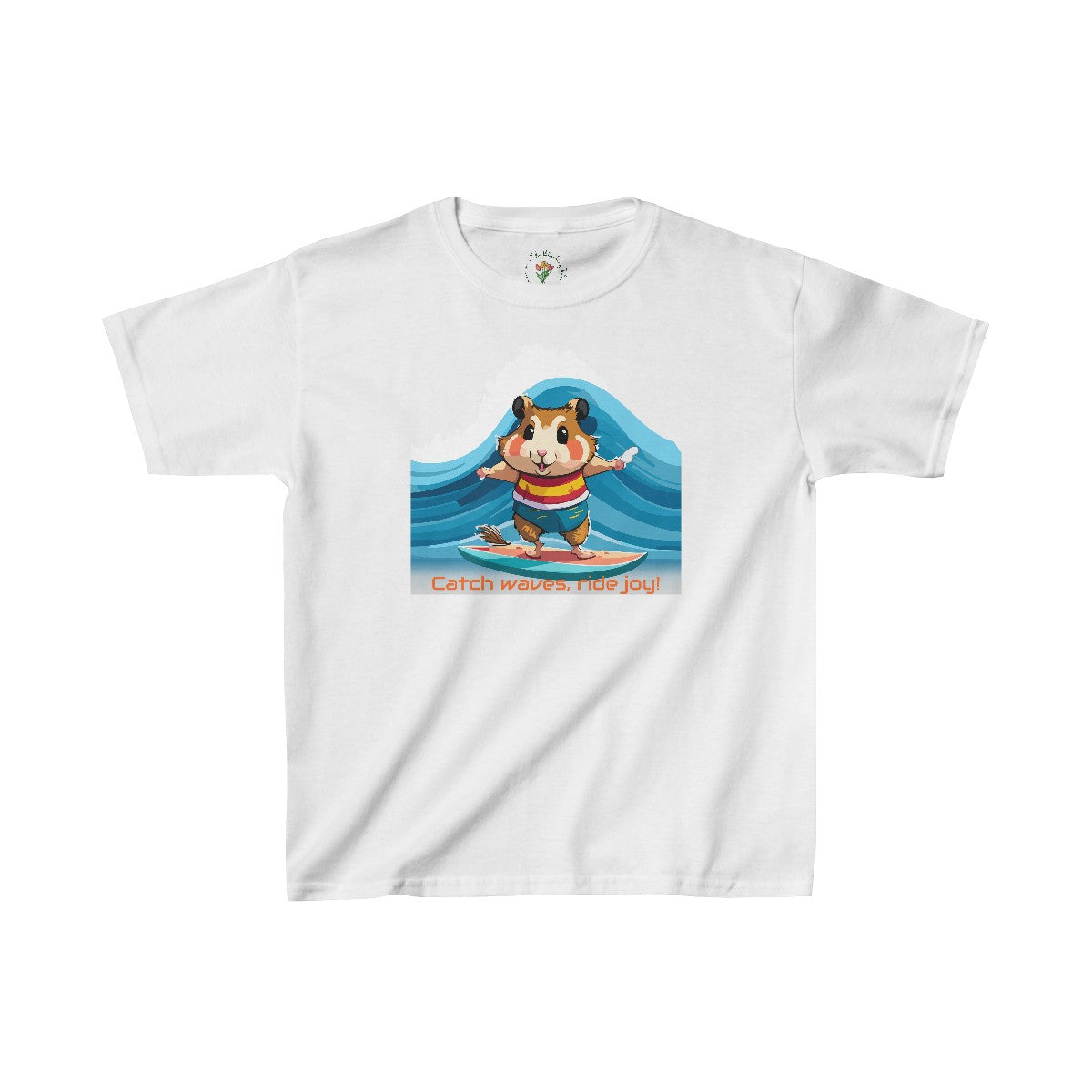Surfer Hammy - Kids Heavy Cottonâ„¢ Tee