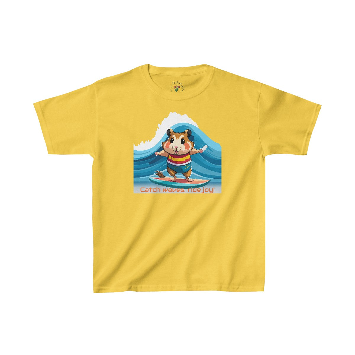 Surfer Hammy - Kids Heavy Cottonâ„¢ Tee