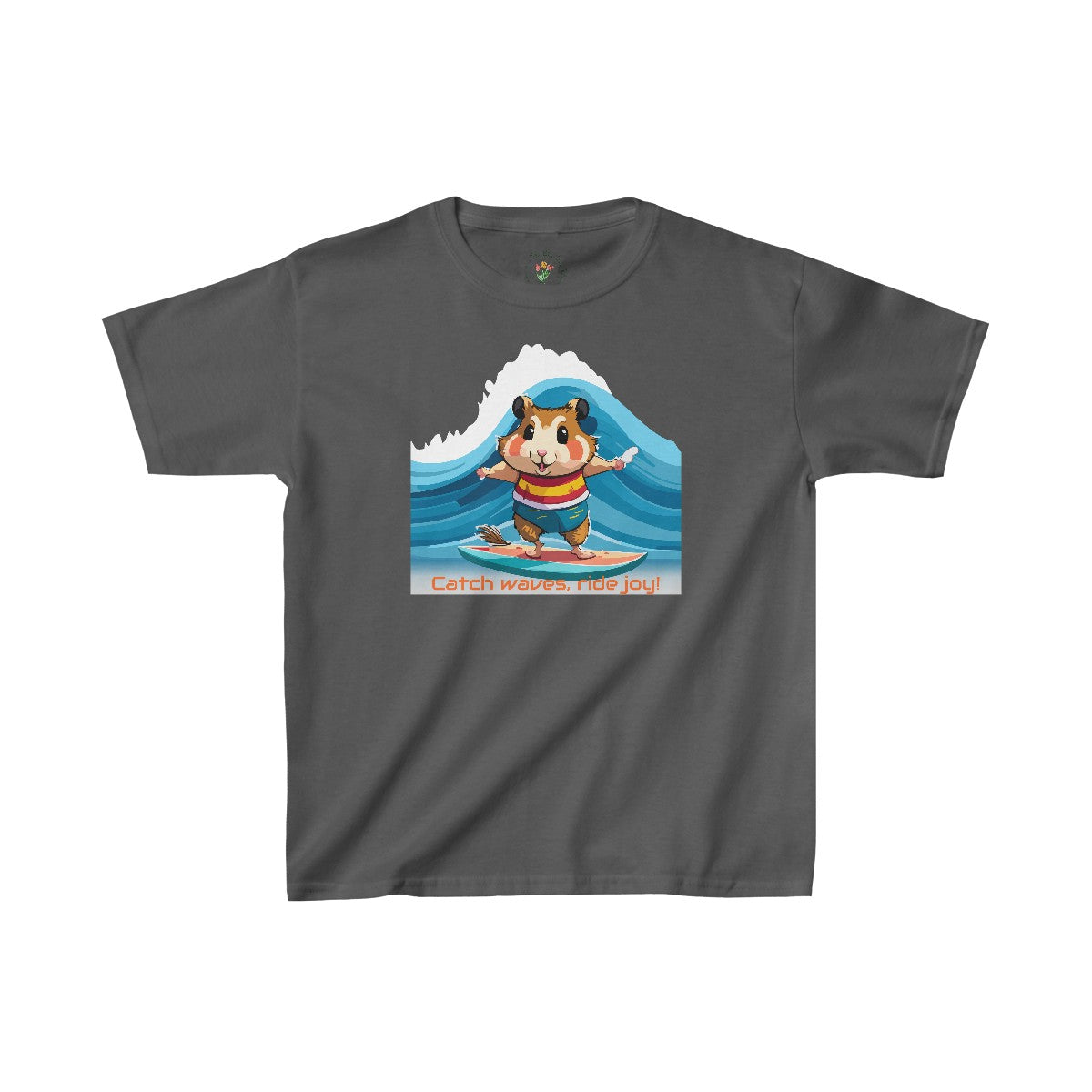 Surfer Hammy - Kids Heavy Cottonâ„¢ Tee