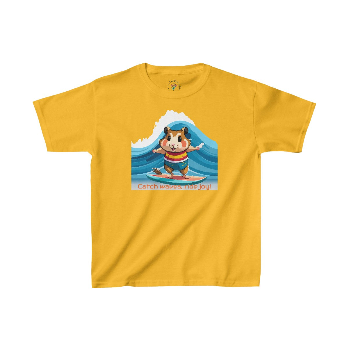Surfer Hammy - Kids Heavy Cottonâ„¢ Tee