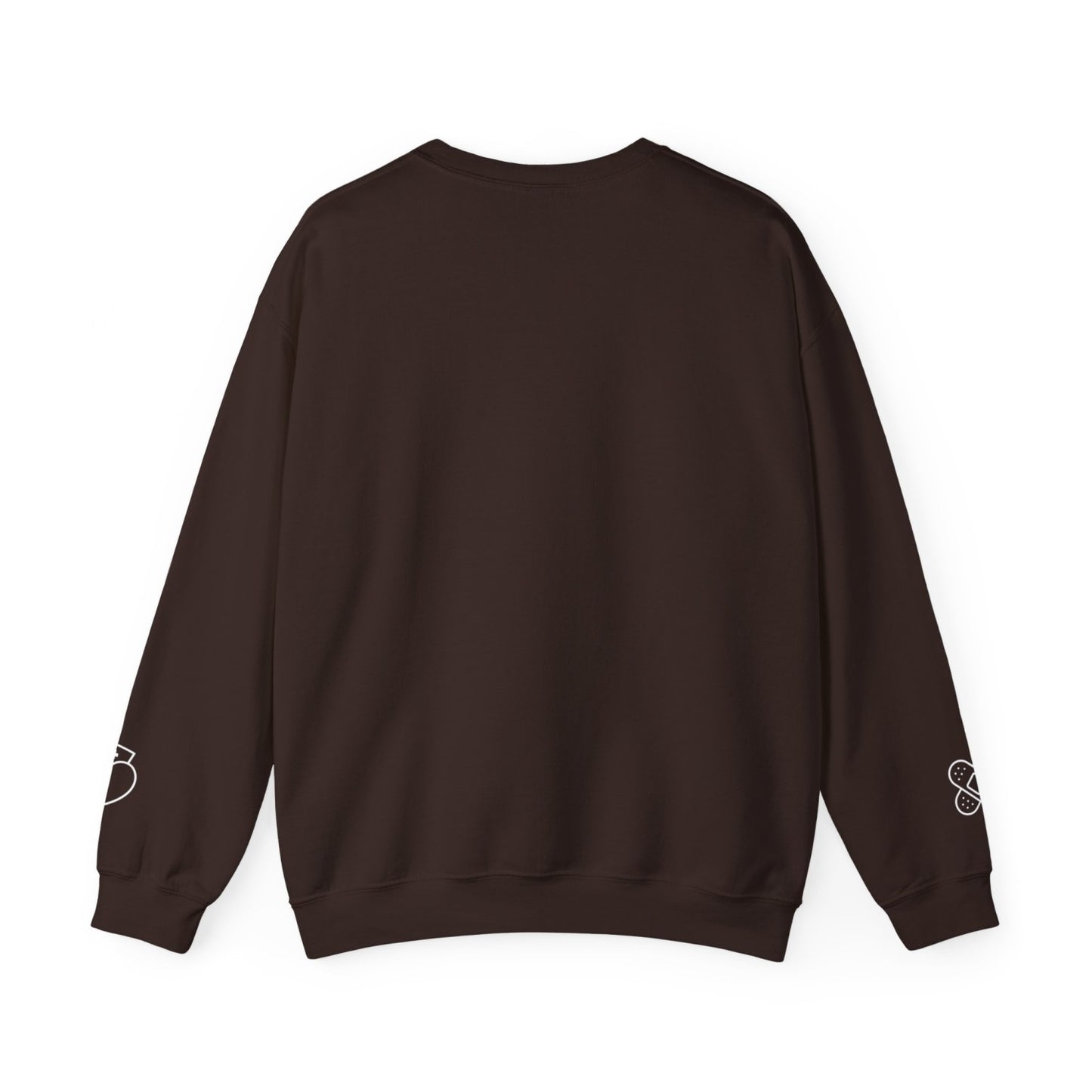 Comfy School Nurse Crewneck Sweatshirt