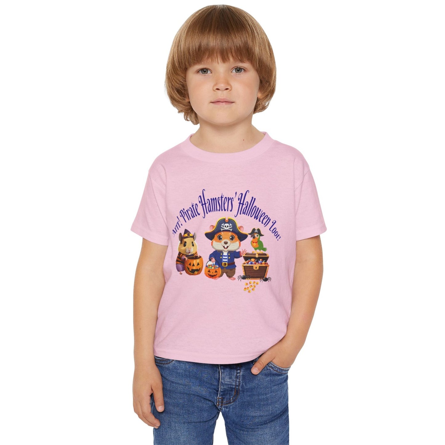 Halloween Inspired Pirate Heavy Cottonâ„¢ Toddler T-shirt