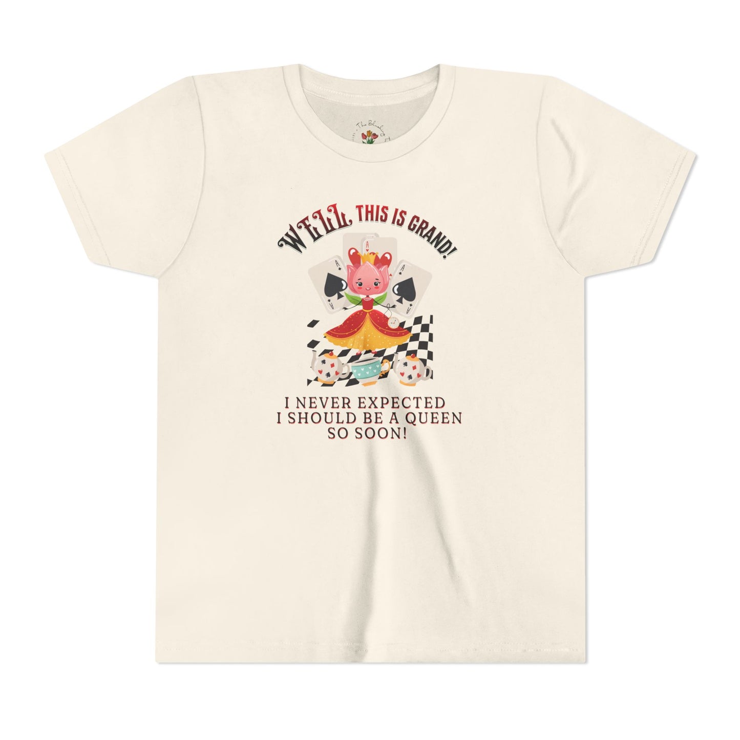 Whimsical Wonderland Queen Inspired Youth Short Sleeve Tee