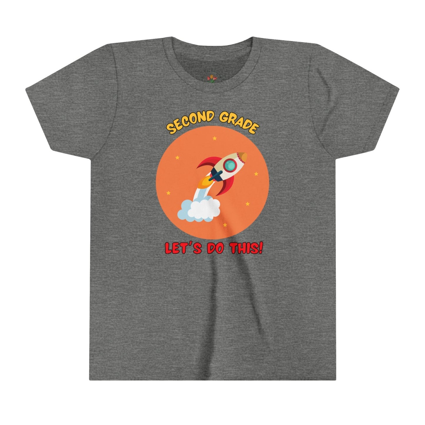 Second Grade Back to School Tee with Motivational Phrase