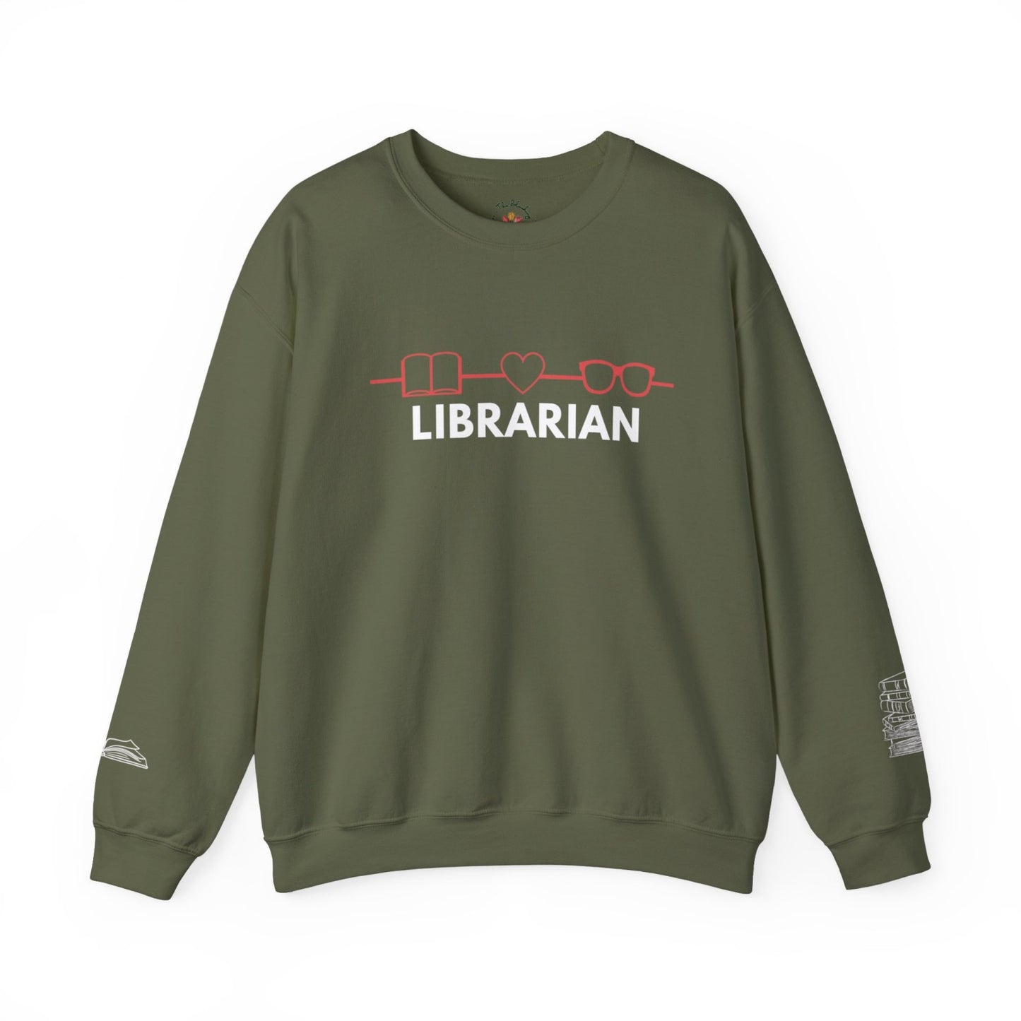 Comfy Librarian Crewneck Sweatshirt