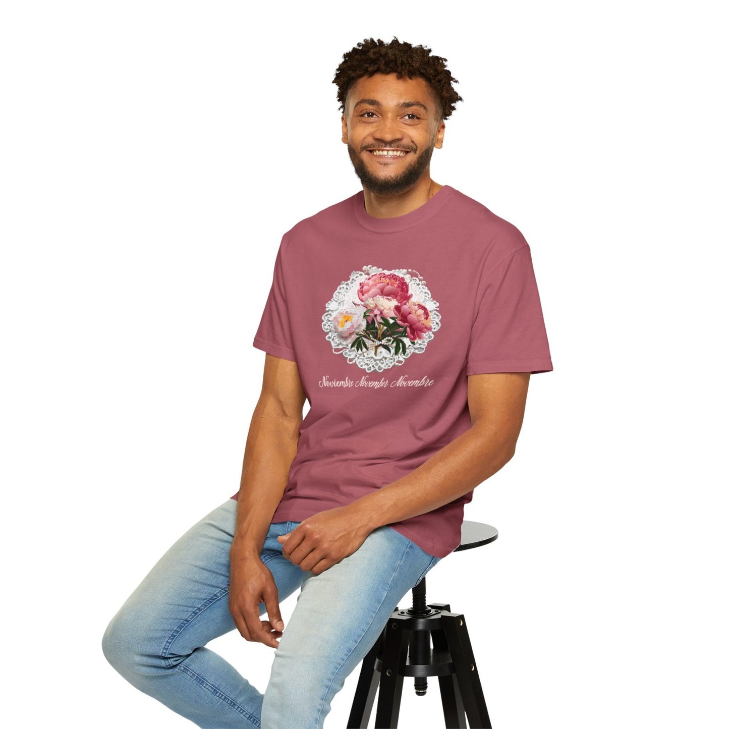 Comfy November Inspired Floral Tee