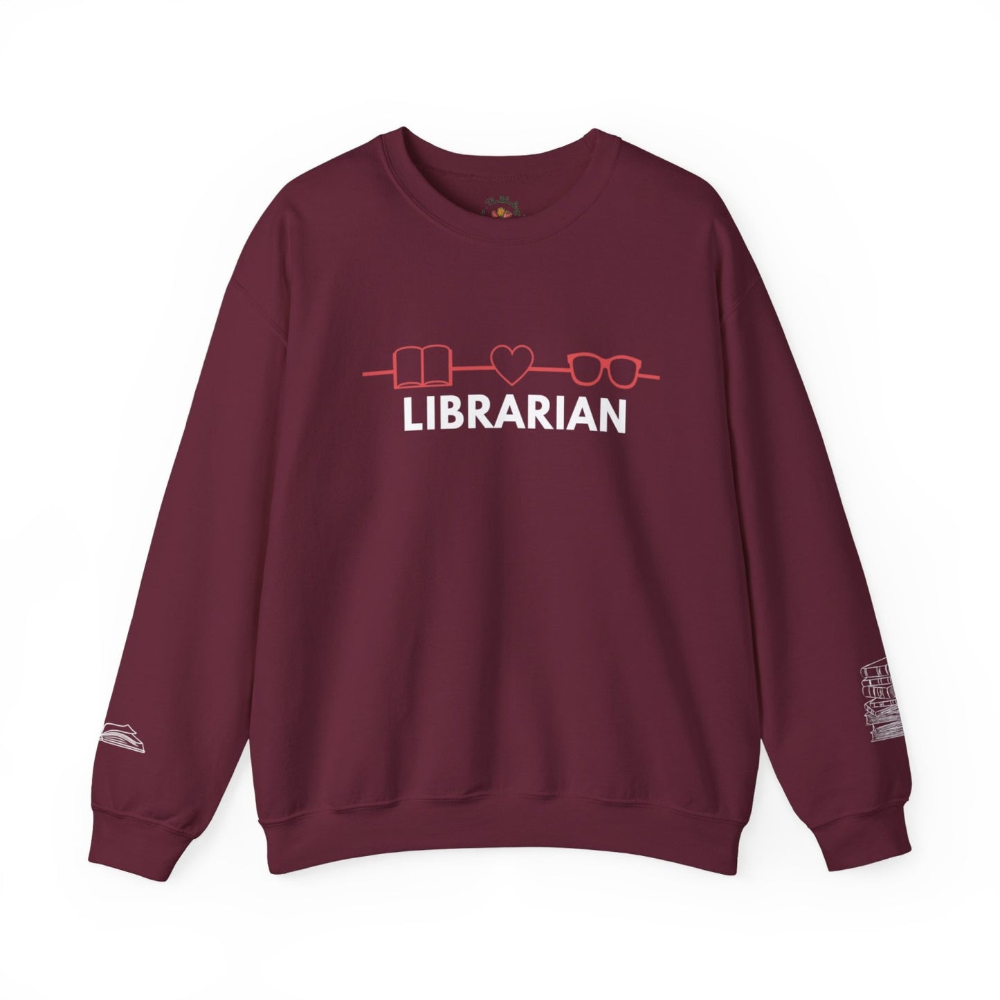 Comfy Librarian Crewneck Sweatshirt