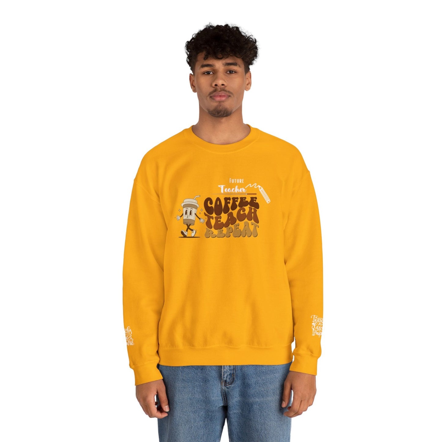 Comfy Future Teacher Crewneck Sweatshirt
