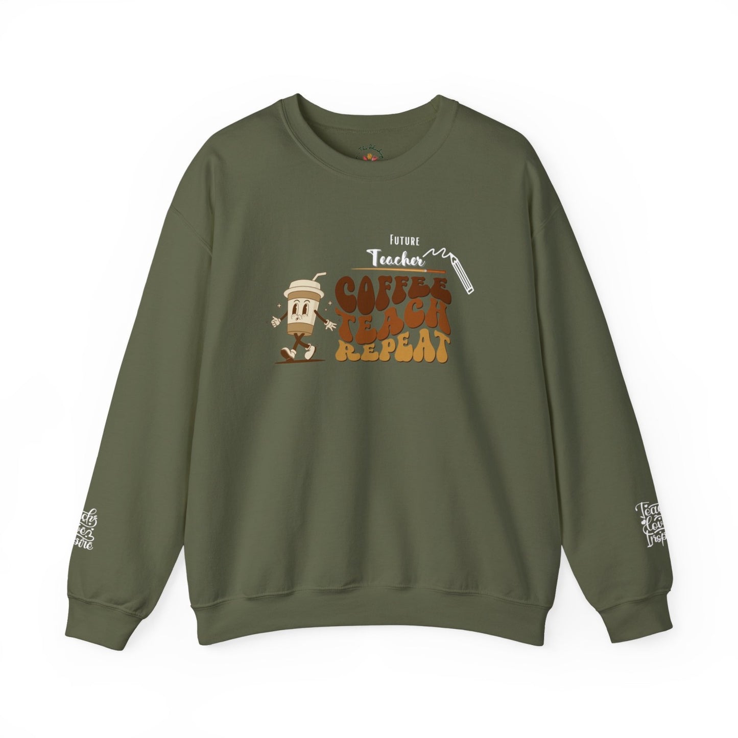 Comfy Future Teacher Crewneck Sweatshirt