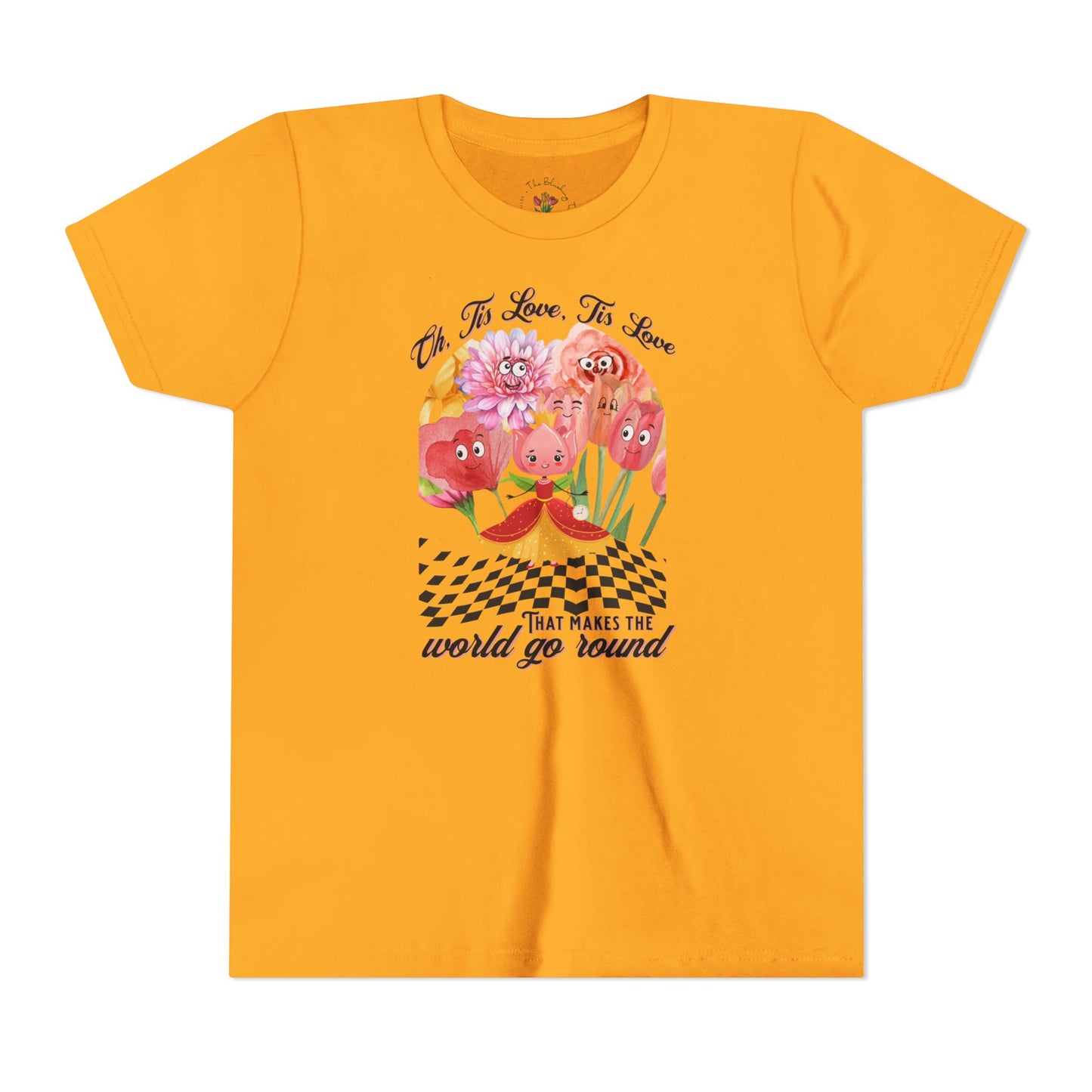 Floral Wonderland Inspired Youth Short Sleeve Tee