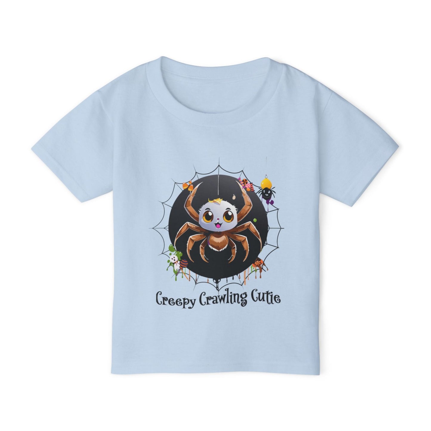 Halloween Inspired Creepy Spider Heavy Cottonâ„¢ Toddler T-shirt