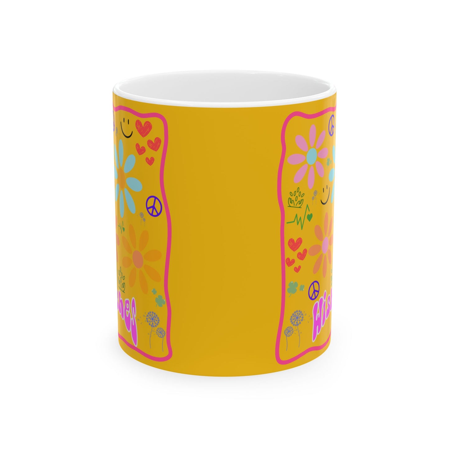 Wishes Sunshine Ceramic Mug, (11oz, 15oz)