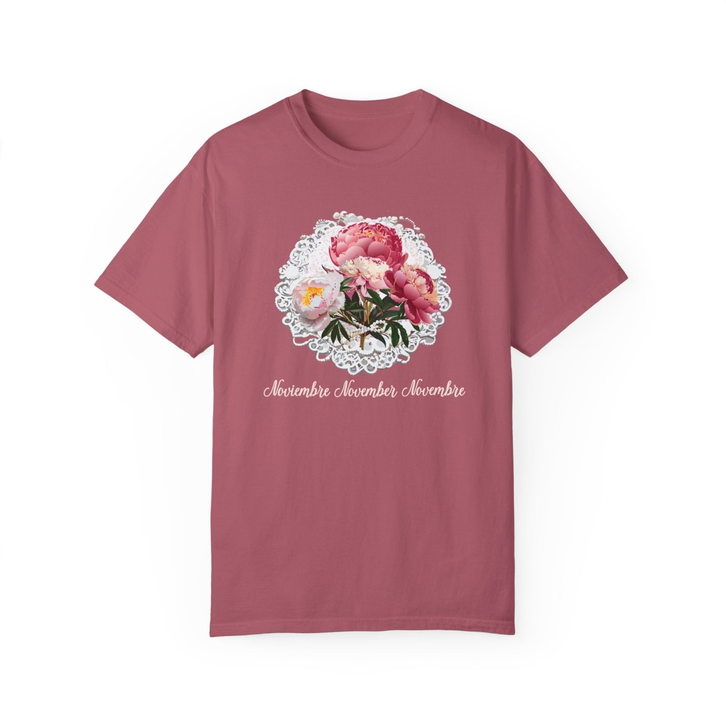 Comfy November Inspired Floral Tee