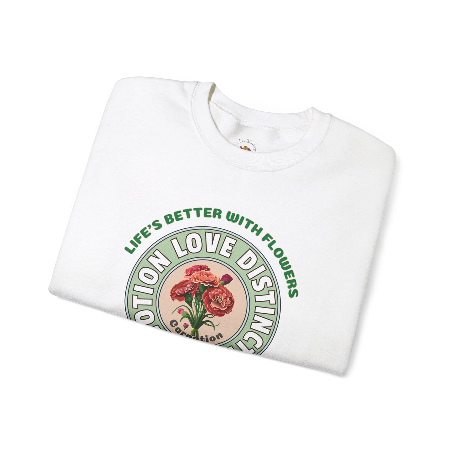 January Carnation Crew Neck Sweatshirt