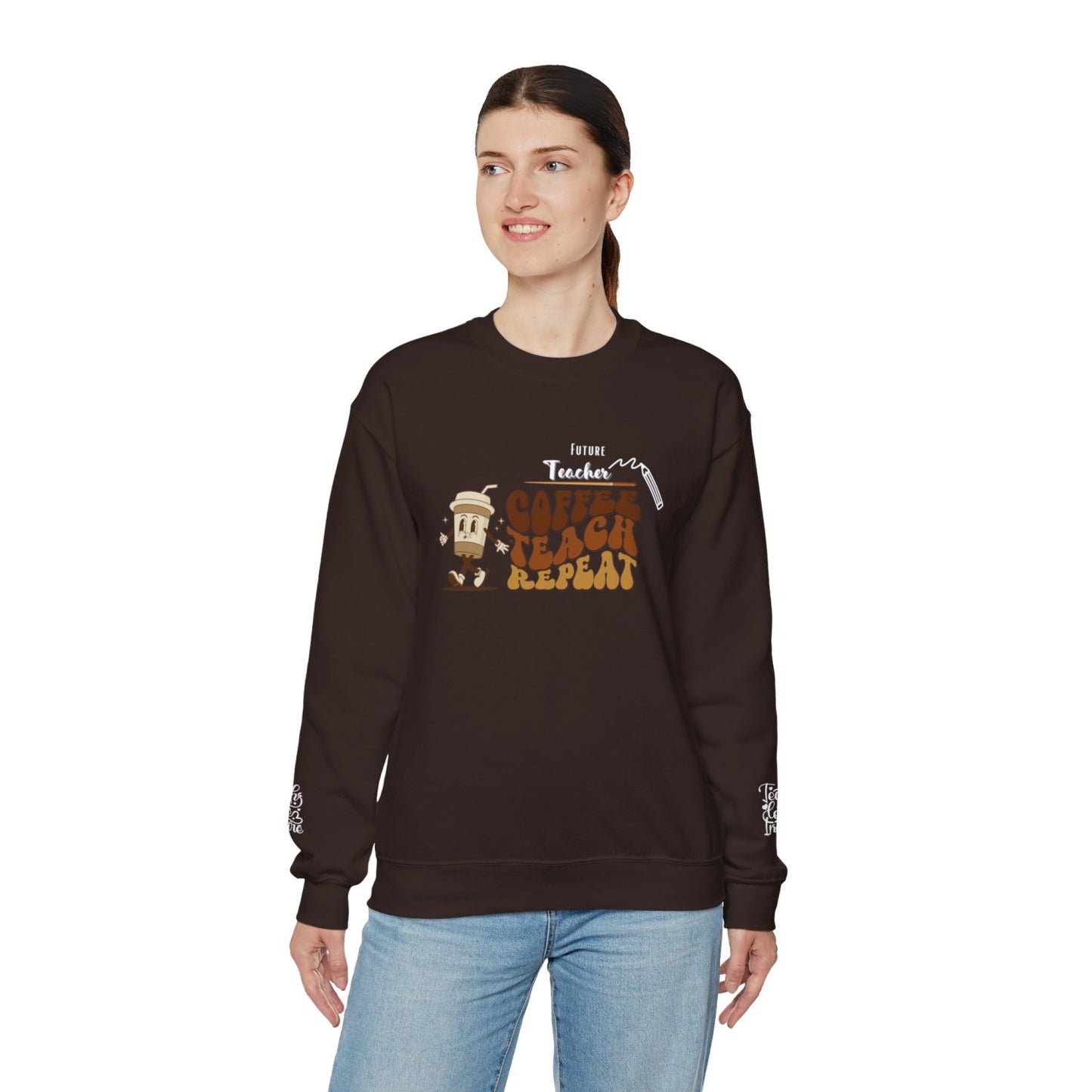 Comfy Future Teacher Crewneck Sweatshirt