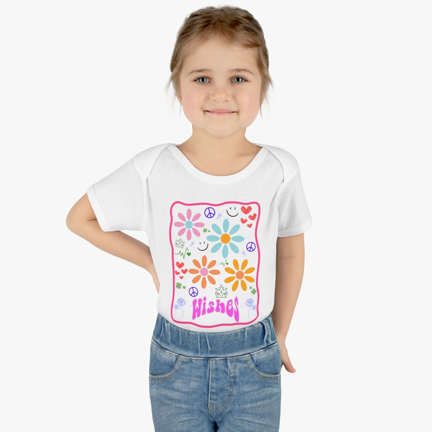 Joyful Wishes Infant Baby Rib Bodysuit