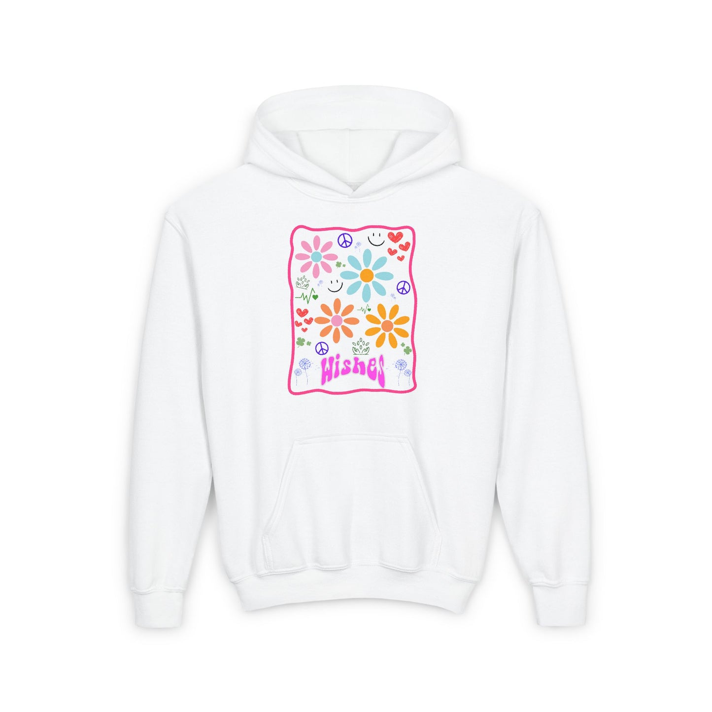 Wishes Youth Heavy Blend Hooded Sweatshirt