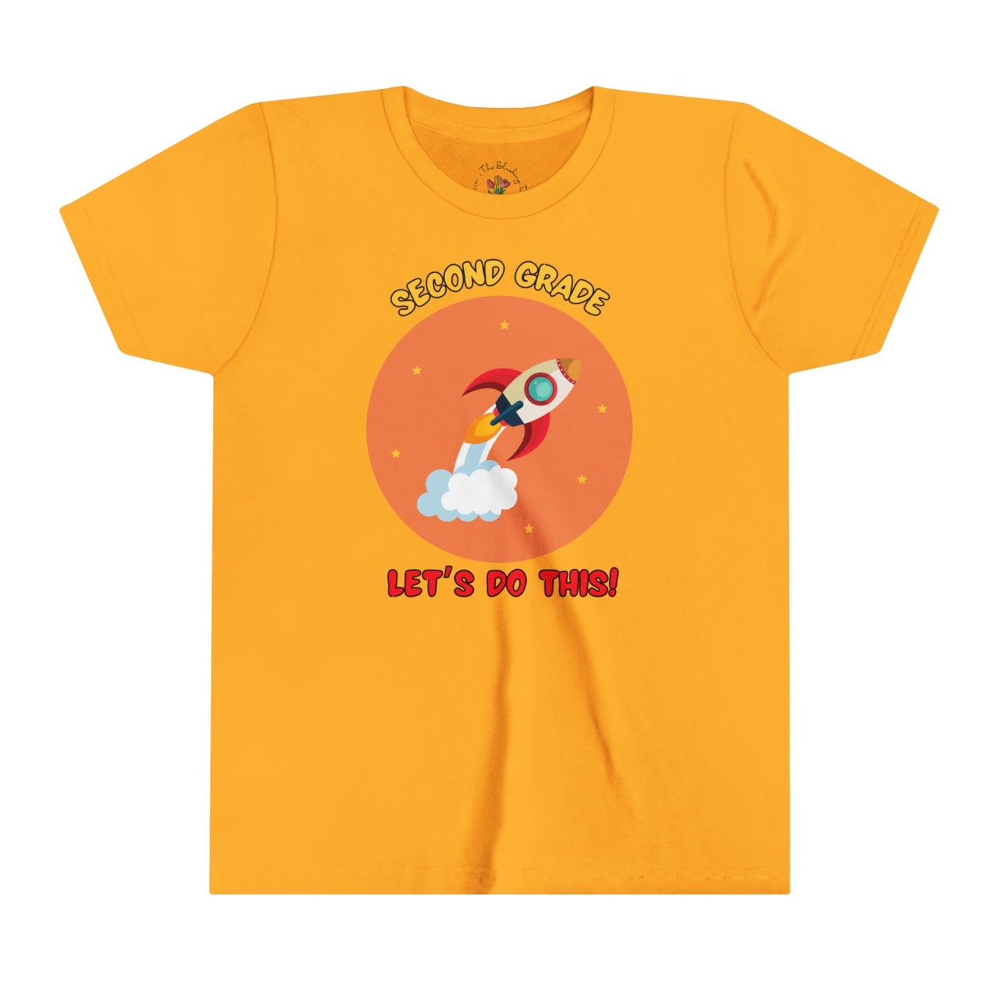 Second Grade Back to School Tee with Motivational Phrase