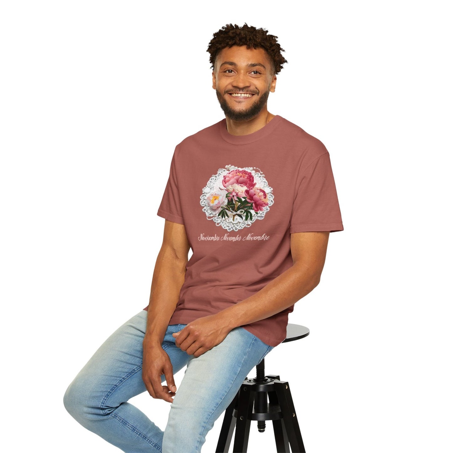 Comfy November Inspired Floral Tee