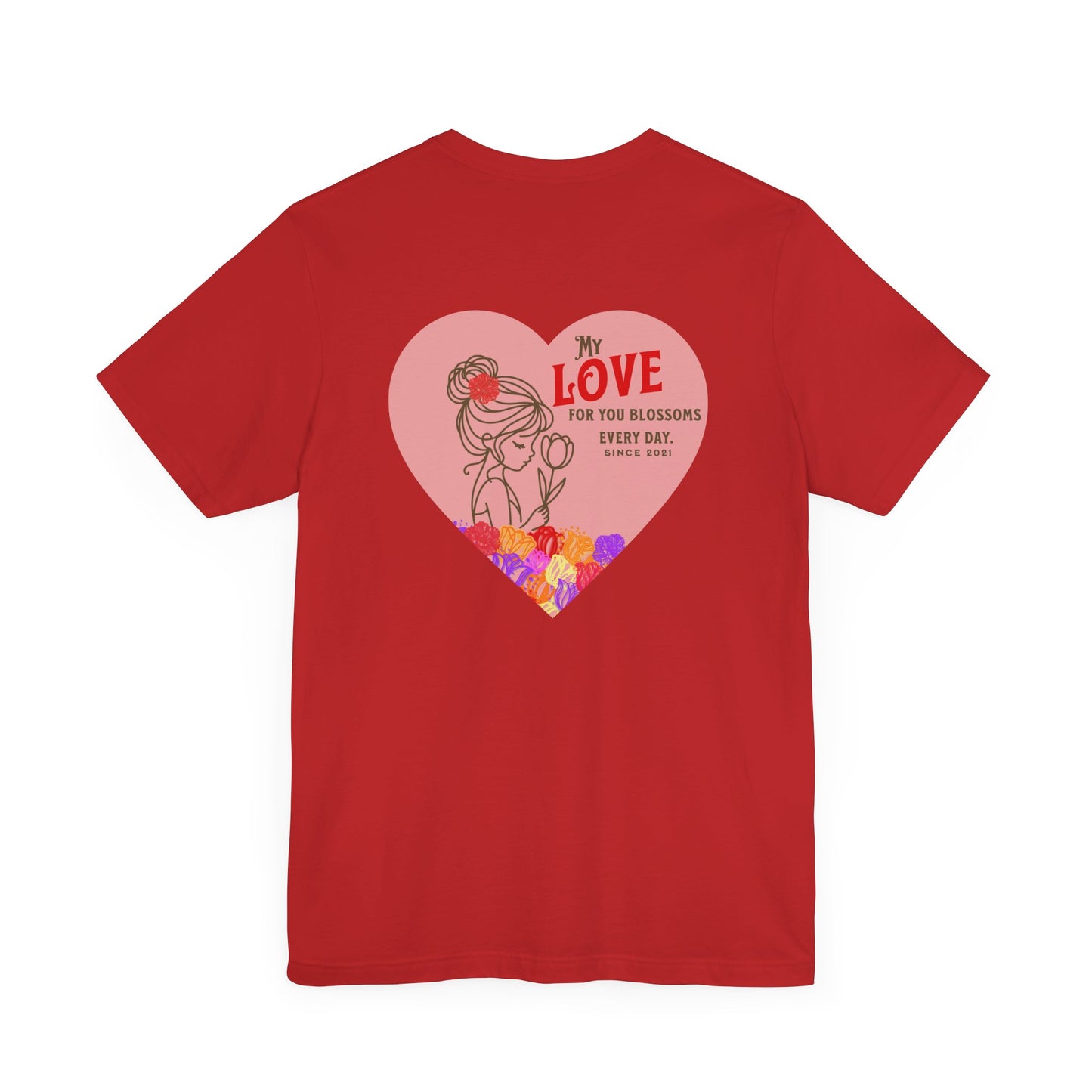 Love In Full Bloom Double-Sided Tee