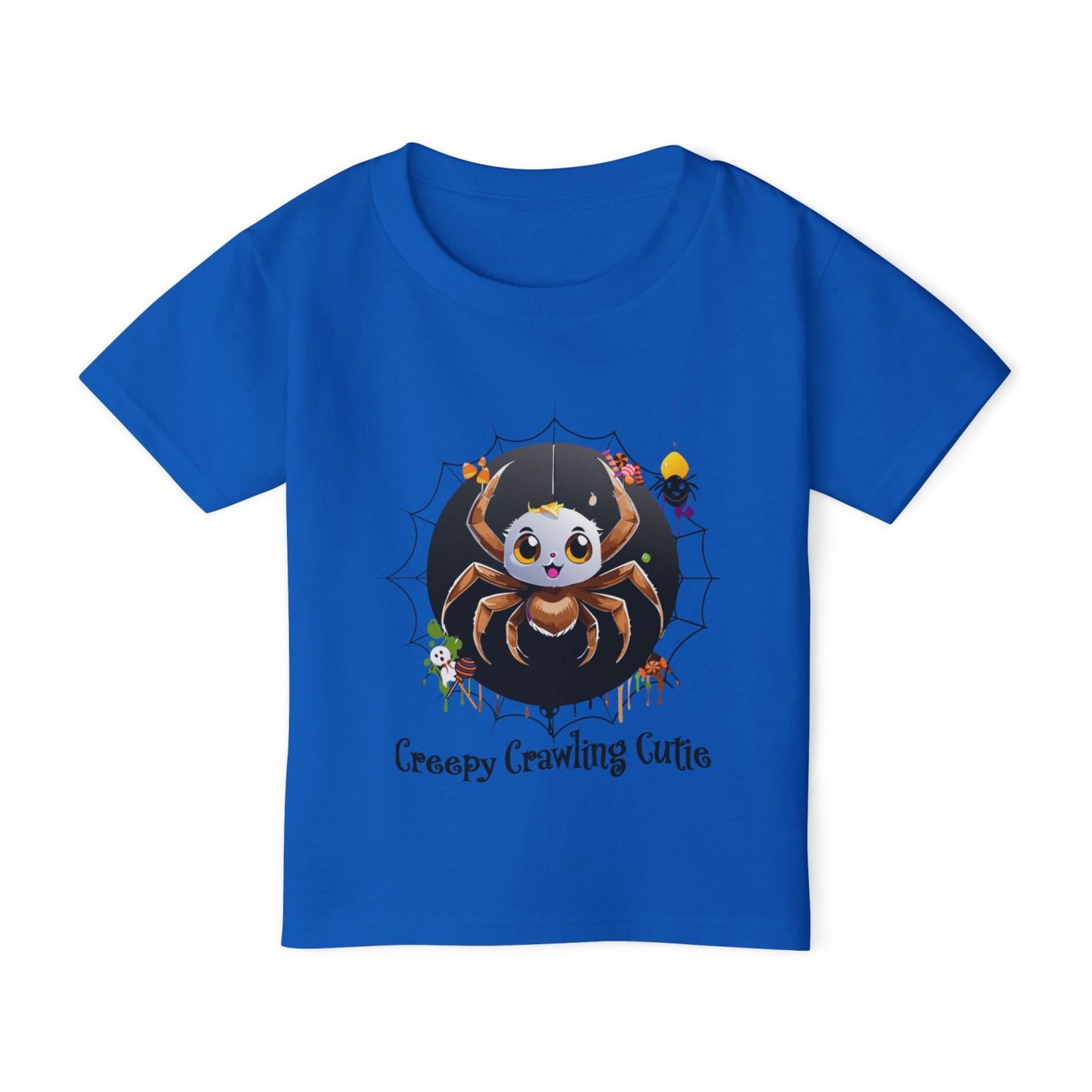 Halloween Inspired Creepy Spider Heavy Cottonâ„¢ Toddler T-shirt