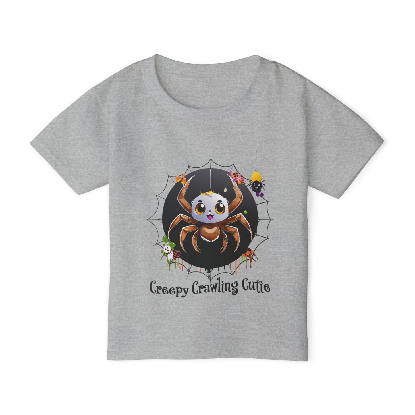 Halloween Inspired Creepy Spider Heavy Cottonâ„¢ Toddler T-shirt